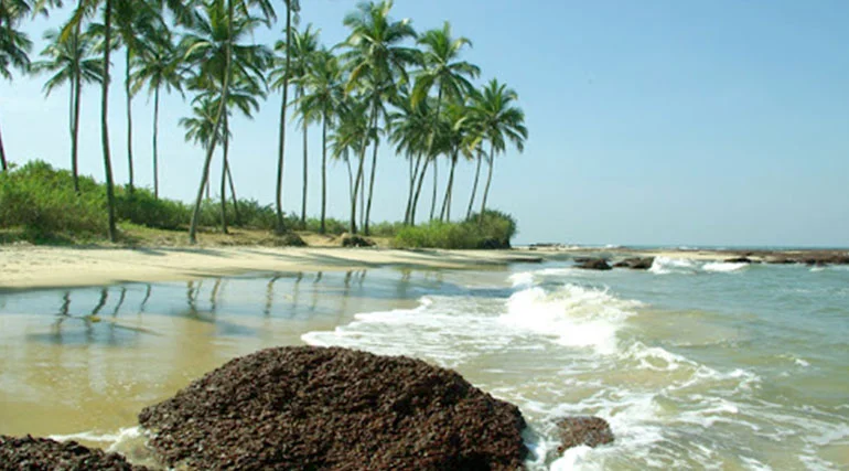 bhogwe beach near mangosteen villa