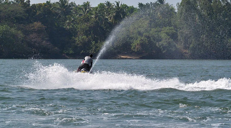tsunami island near villa